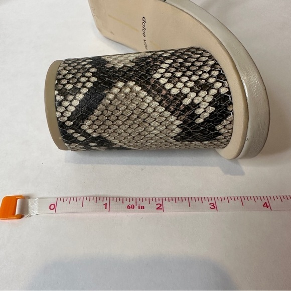 Dolce Vita Block Heel Sandal Snakeprint - Picture 9 of 10